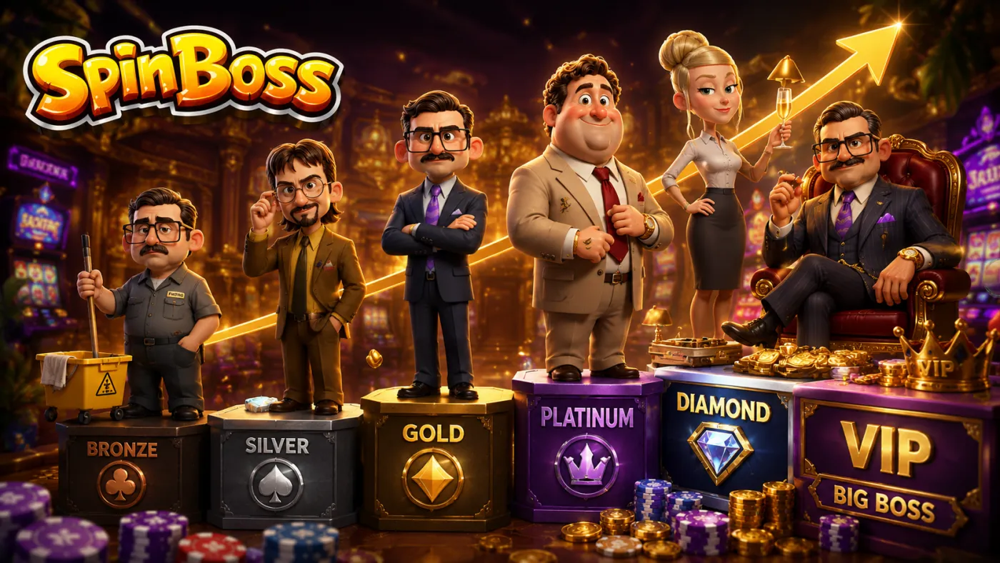 VIP ladder from Bronze to the Big Boss suite